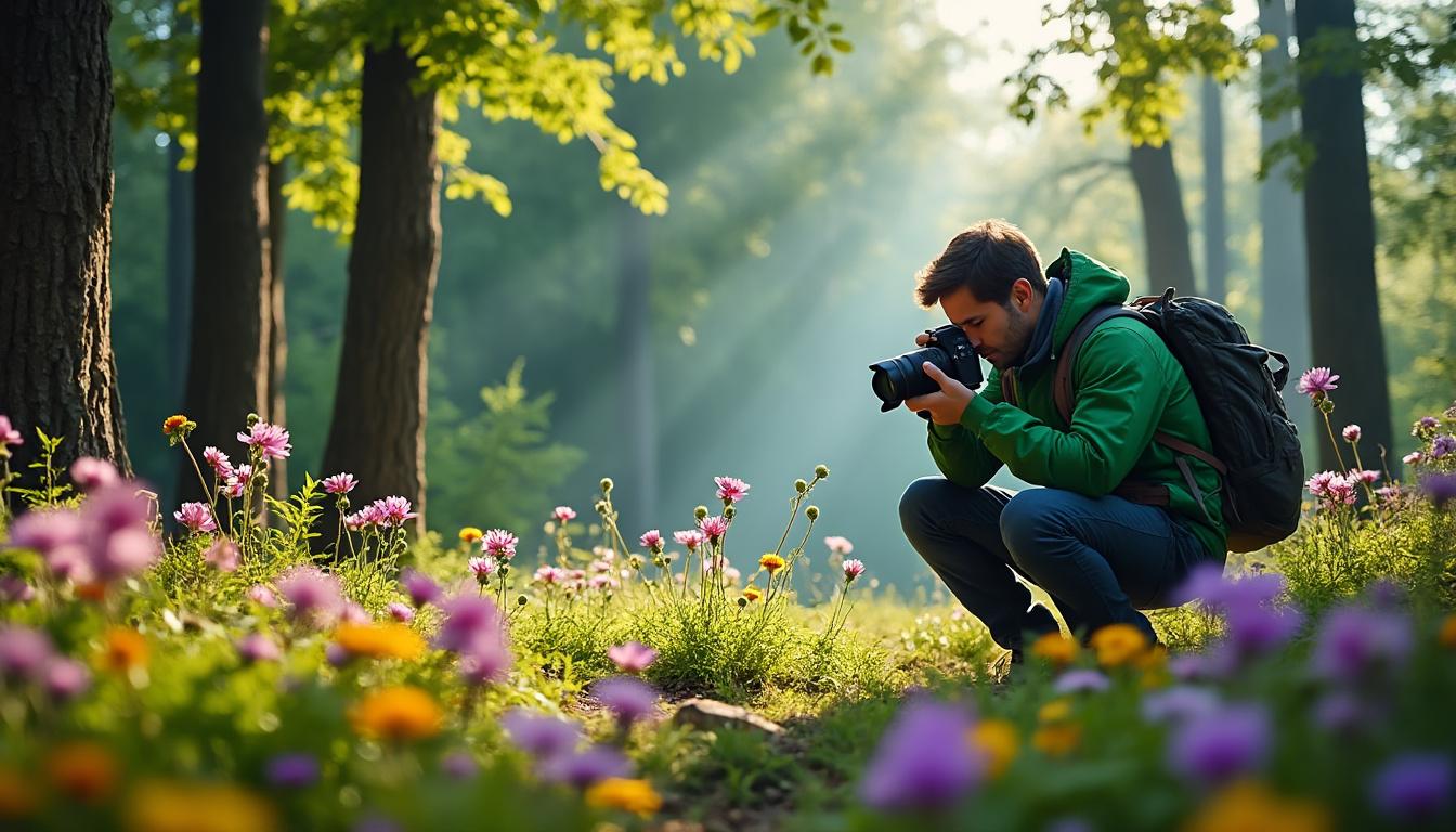 Comment faire de belles photos en forêt ? 9 découvrez des astuces et conseils pratiques pour capturer de magnifiques photos en forêt. apprenez à maîtriser la lumière, à choisir vos angles et à mettre en valeur la beauté naturelle de votre environnement. que vous soyez débutant ou photographe expérimenté, transformez vos promenades en forêt en véritables séances photo.