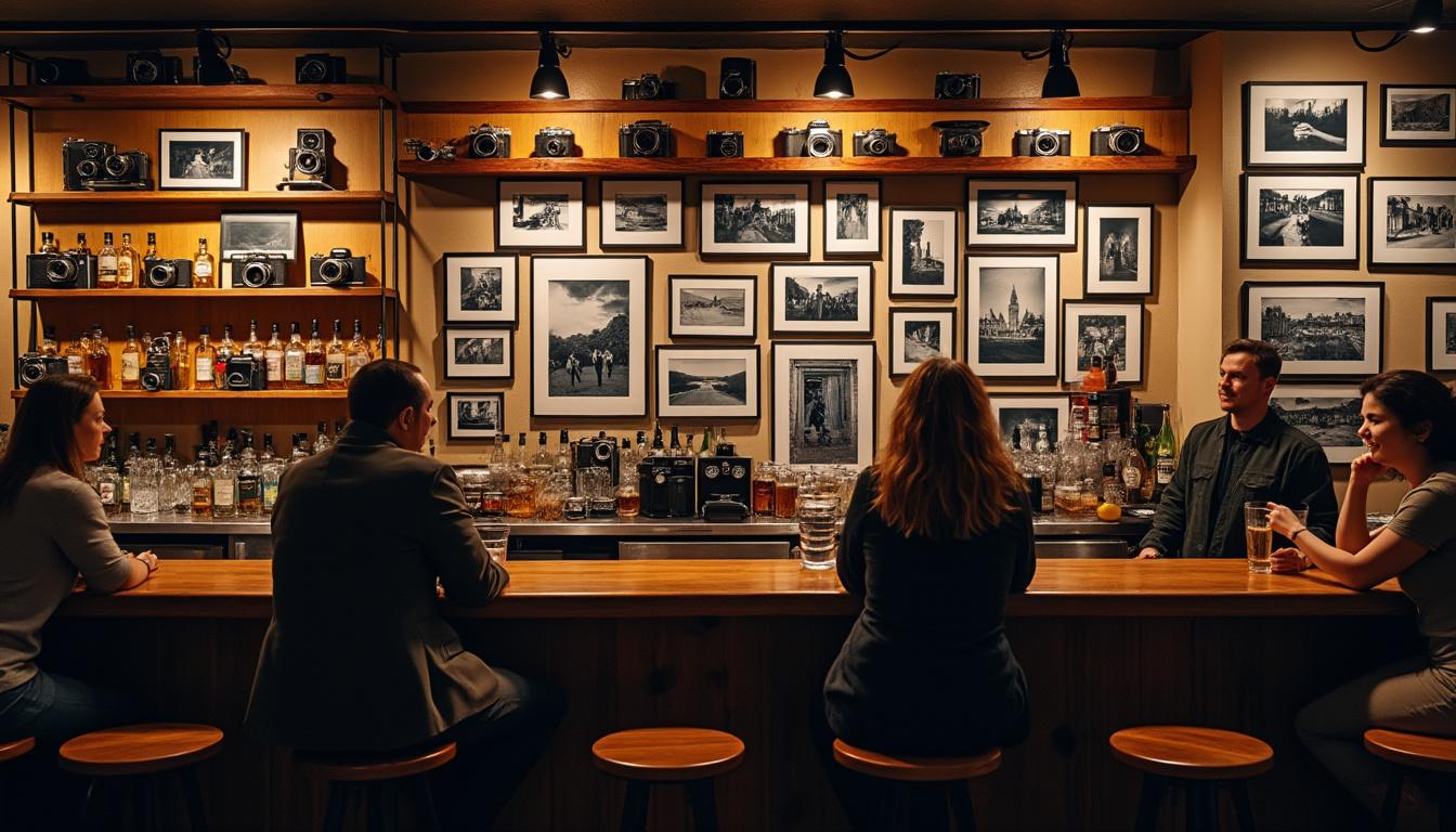 La photographie prend vie au bar La Citrouille de Granville 3 dĂ©couvrez l'univers captivant de la photographie au bar la citrouille de granville, oĂč chaque clichĂ© raconte une histoire unique. participez Ă des Ă©vĂ©nements passionnants et explorez le talent des photographes locaux dans une ambiance conviviale et festive.