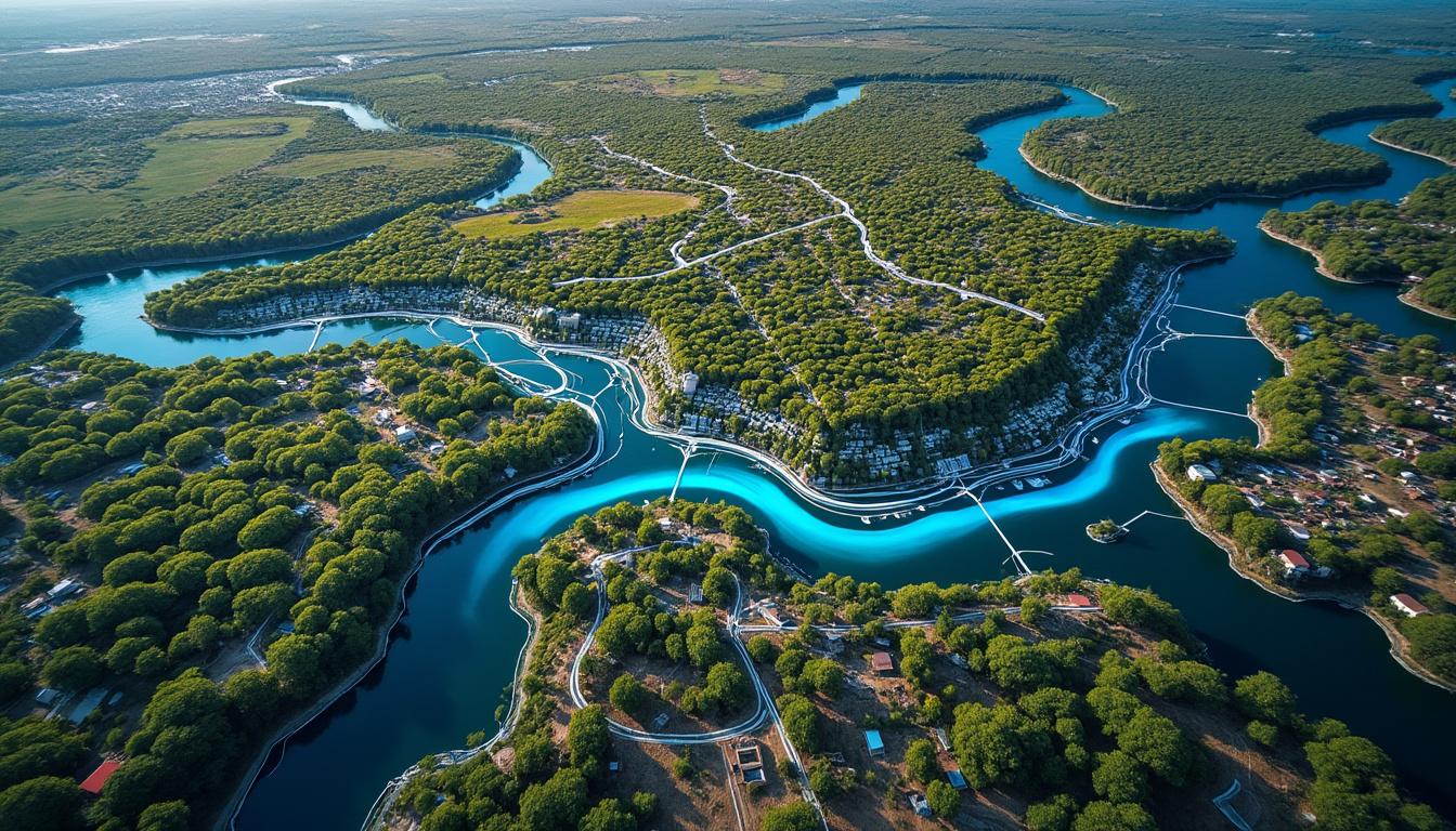 Une vue aérienne de la Gironde pour cartographier avec précision tous les réseaux souterrains 1 découvrez notre article qui propose une vue aérienne panoramique de la gironde, permettant de cartographier avec précision tous les réseaux souterrains. plongez dans l'analyse géospatiale et explorez les infrastructures cachées de cette région fascinante.