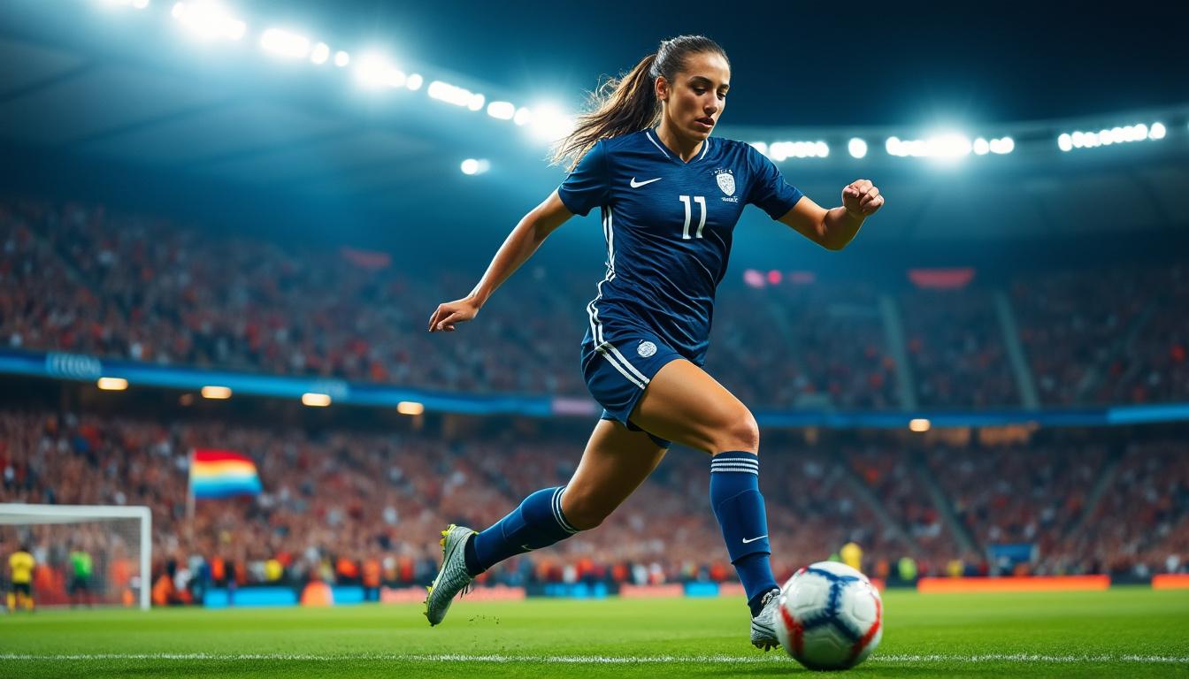 Elle peut le faire - Une exploration de la photographie du football féminin 19 découvrez 'elle peut le faire', une exploration fascinante de la photographie du football féminin. plongez dans l'univers vibrant et inspirant des athlètes féminines, mettant en lumière leurs performances, leurs émotions et leurs luttes à travers des images saisissantes.