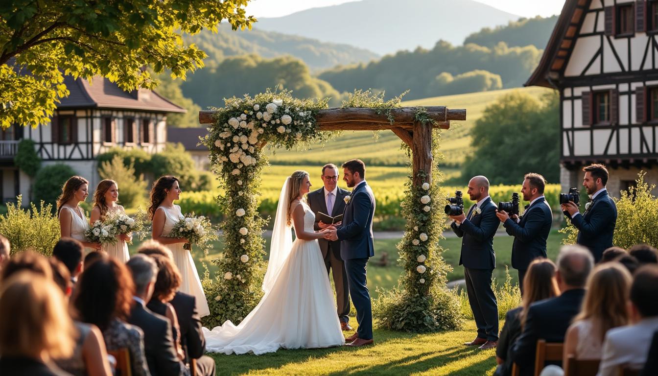 Les meilleurs photographes de mariage en Alsace 21 découvrez les meilleurs photographes de mariage en alsace pour capturer chaque instant de votre grand jour. avec leur expertise et leur créativité, ces professionnels transformeraient vos souvenirs en œuvres d'art inoubliables. trouvez le photographe parfait pour rendre vos moments uniques et magiques.
