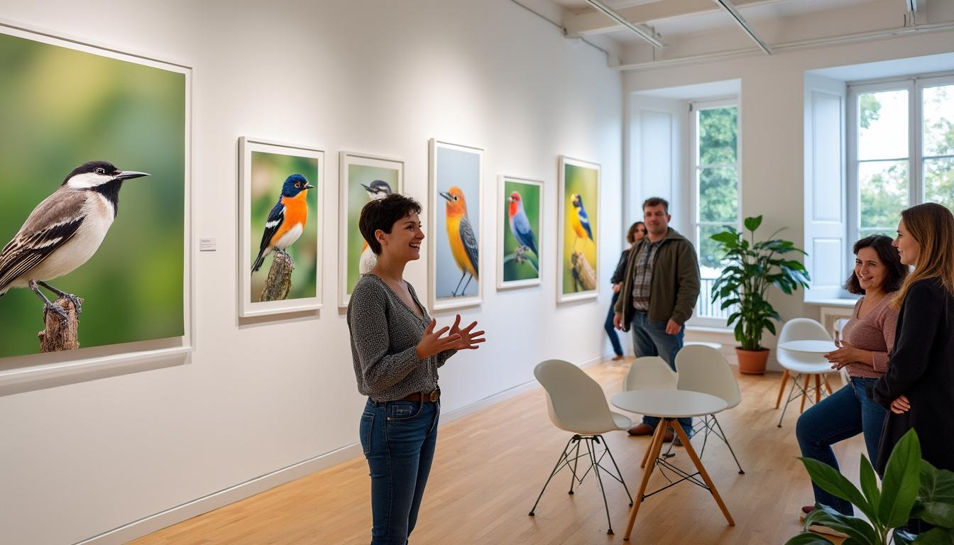 découvrez l'exposition captivante de rachel, photographe à auriac-sur-vendinelle, qui met à l'honneur la beauté et la diversité des oiseaux de nos campagnes à travers des clichés inspirants.