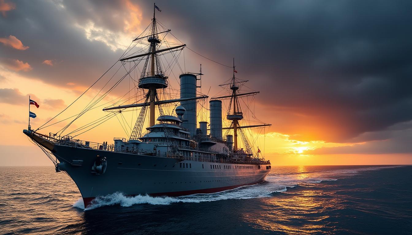 Ewan Lebourdais, Peintre Officiel de la Marine, Exprime sa Passion pour les Navires de Guerre 7 découvrez la passion d'ewan lebourdais, peintre officiel de la marine, pour les navires de guerre à travers ses œuvres artistiques uniques et évocatrices.