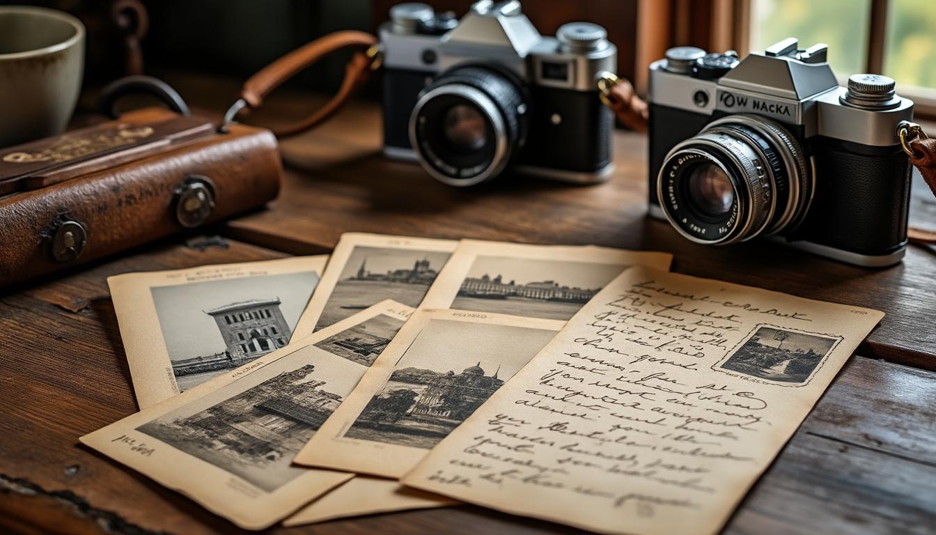 découvrez une collection unique de souvenirs capturés entre clichés et cartes postales, où chaque image raconte une histoire mémorable.