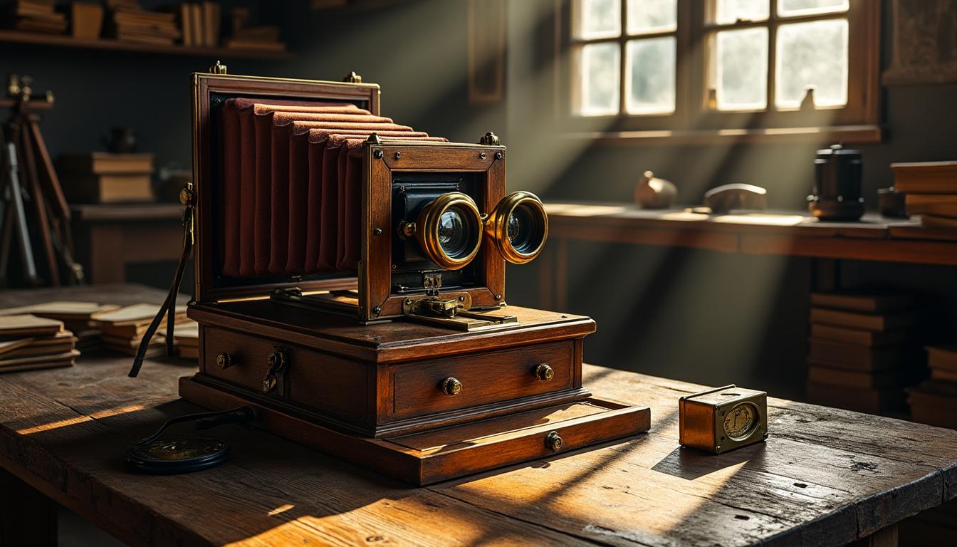 plongez dans l'histoire de la photographie à travers la découverte fascinante du premier cliché mondial et les secrets qui l'entourent.