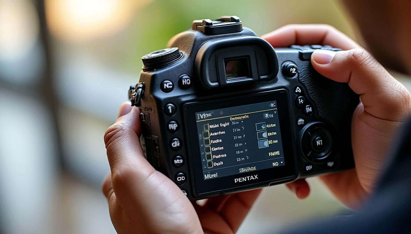 explorez les réglages avancés de votre appareil photo pentax pour maîtriser la photographie et capturer des images exceptionnelles avec précision et créativité.