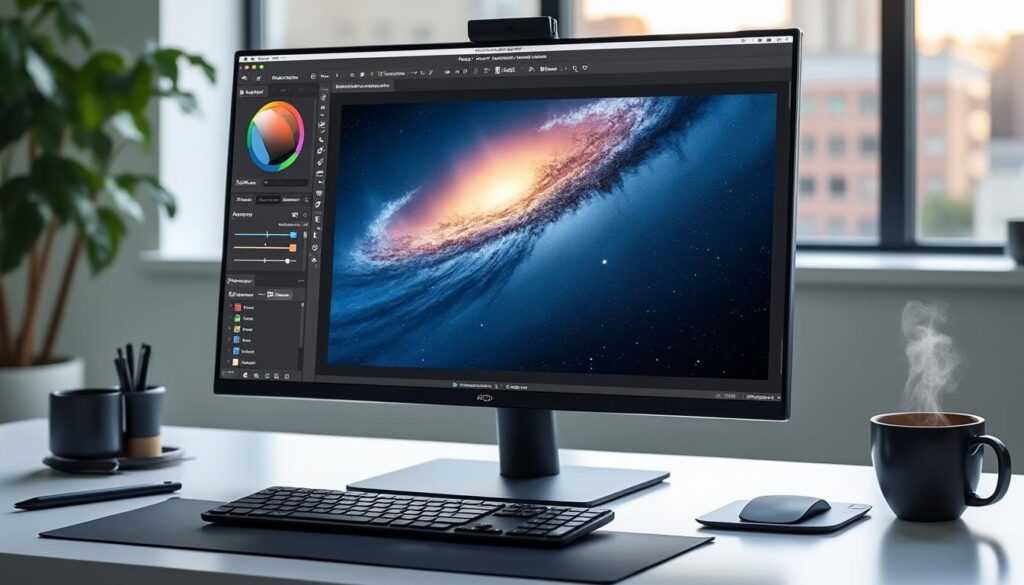 photopea est un éditeur photo en ligne gratuit qui offre des fonctionnalités similaires à photoshop, idéal pour retoucher vos images sans installation.