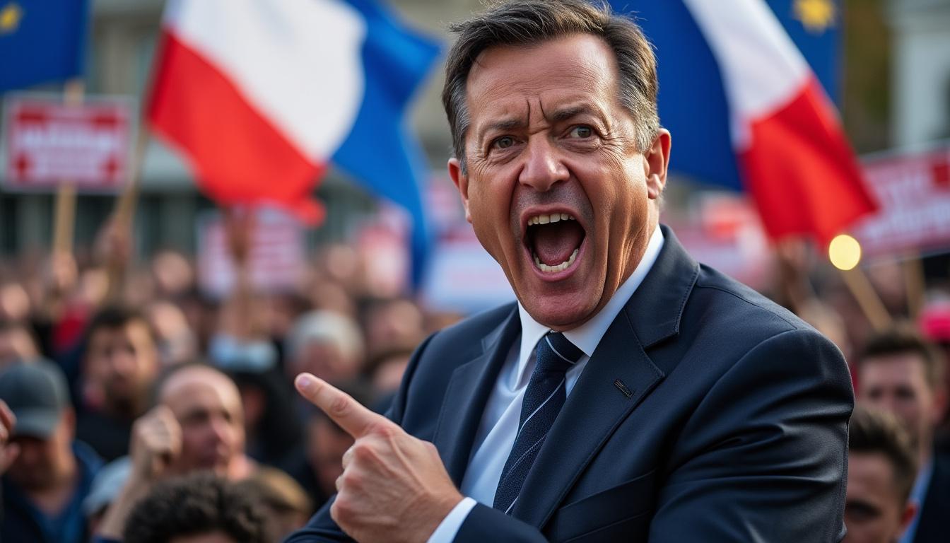 jean-luc mélenchon critique sévèrement les partis de gauche hors de la france insoumise, les qualifiant d'« armée des bras cassés » dans un discours acerbe.