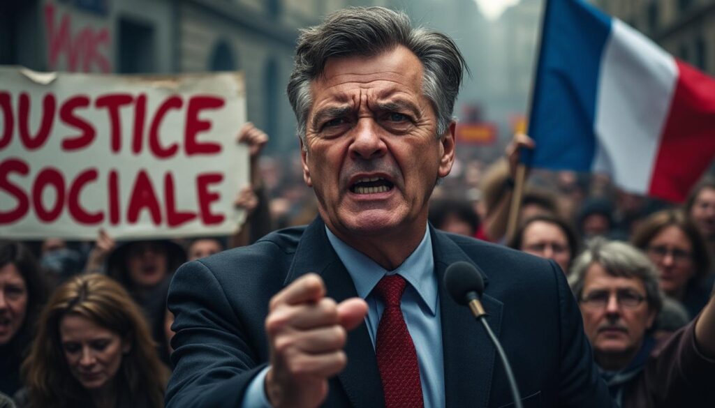 jean-luc mélenchon critique vivement ce qu'il appelle « l'armée des bras cassés » parmi les forces de gauche hors de la france insoumise, soulignant les divisions et faiblesses du camp progressiste.