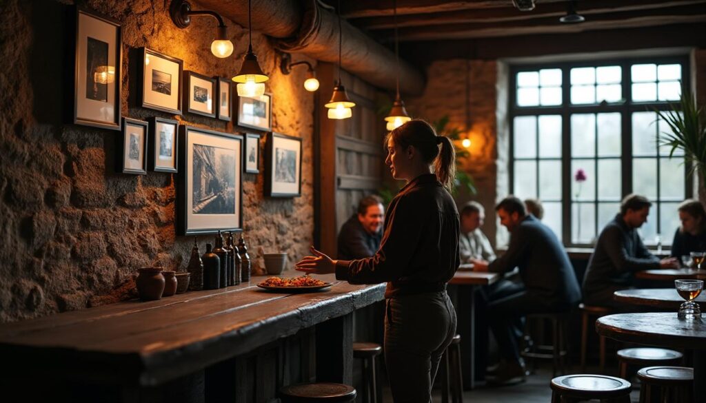 découvrez la série photographique d'ingrid chedmail présentée au bar ha gwin à plouguerneau, une exposition captivante mêlant art et culture locale.