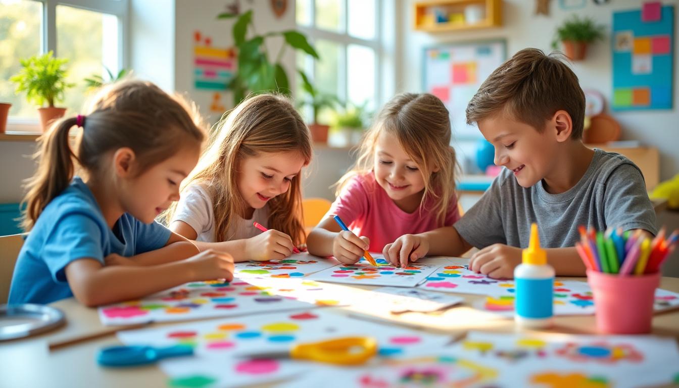 découvrez des astuces et idées créatives pour coller des gommettes en maternelle (ps), adaptées à tous les âges, pour éveiller la créativité de vos enfants.