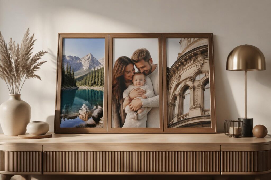 apprenez à mettre en valeur vos souvenirs grâce à un cadre triptyque photo unique, alliant élégance et émotion pour une décoration personnalisée.