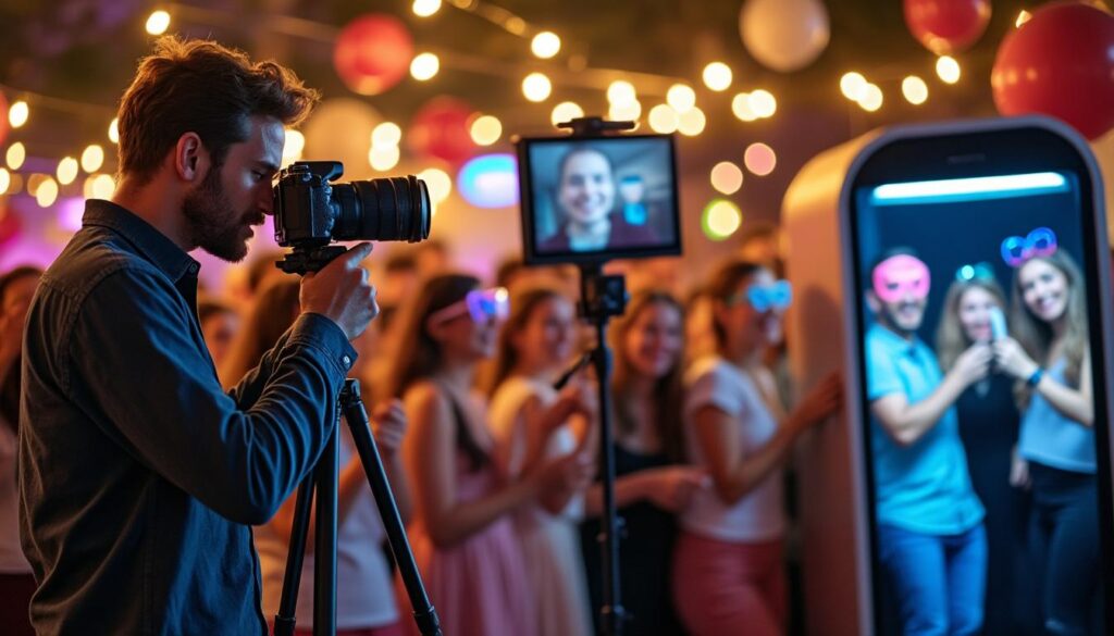 découvrez notre comparaison entre photographe professionnel et photobooth pour capturer vos souvenirs inoubliables lors de vos événements.