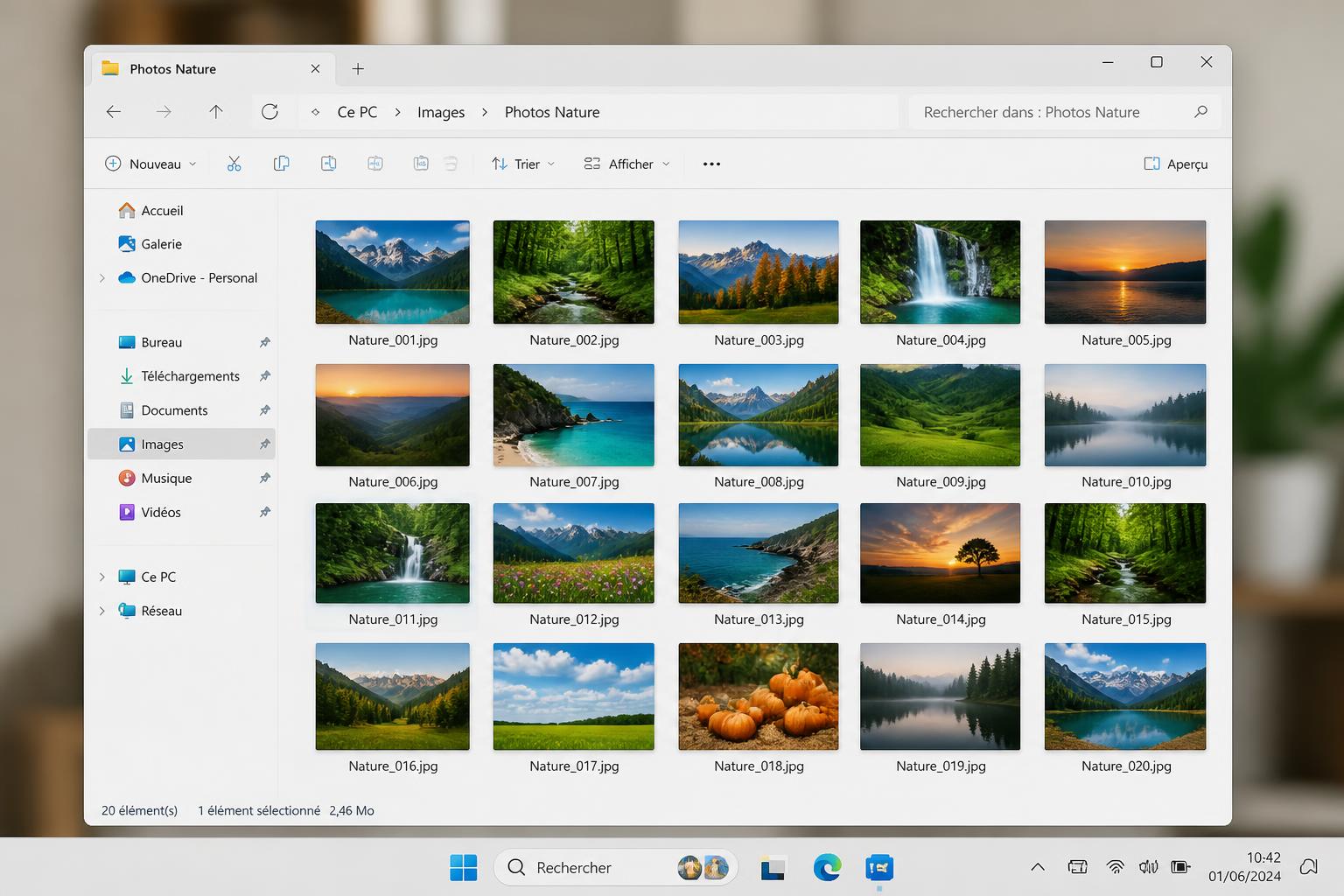 apprenez à afficher les miniatures des photos sous windows 11 pour faciliter l'organisation et la visualisation de vos fichiers rapidement et efficacement.