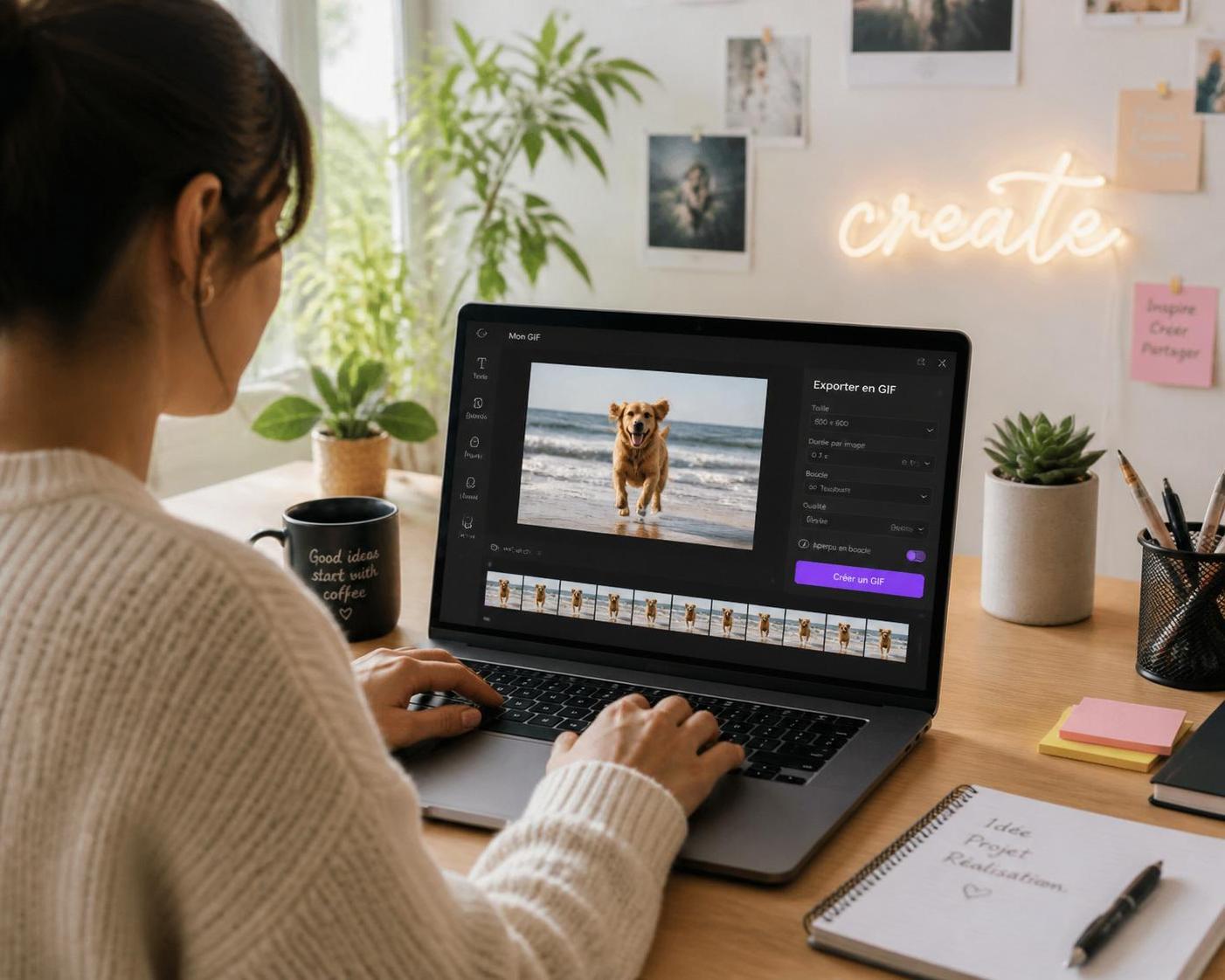 apprenez à créer un gif animé à partir d'une photo en ligne grâce à notre guide simple et rapide, accessible à tous.
