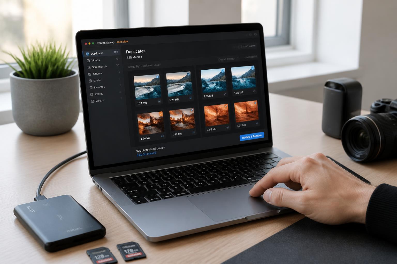 apprenez à supprimer facilement les photos en double sur votre mac pour libérer rapidement de l’espace de stockage et optimiser les performances de votre appareil.