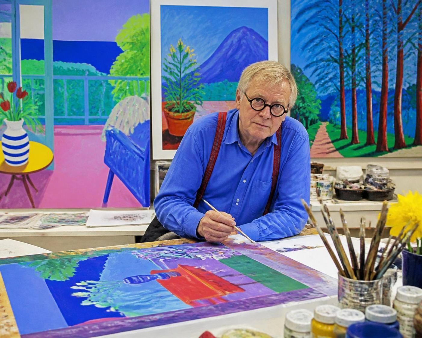 découvrez l'hommage à david hockney, icône du pop art et maître de l'hyperréalisme, dont la disparition marque la fin d'une époque artistique majeure.