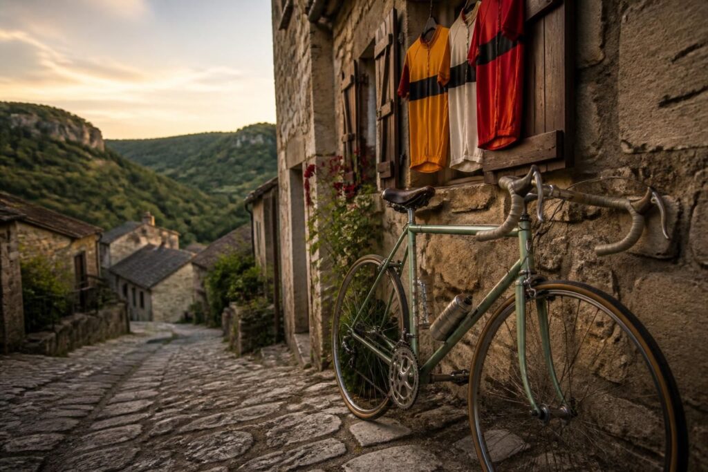 découvrez l'exposition « à chacun son tour », une immersion photographique dans les souvenirs jurassiens du tour de france à travers ses lieux emblématiques.
