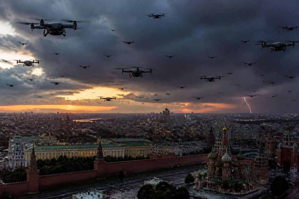 découvrez les détails de l'offensive aérienne ukrainienne avec plus de 430 drones ciblant moscou avant un sommet crucial, dans le contexte du conflit en ukraine.