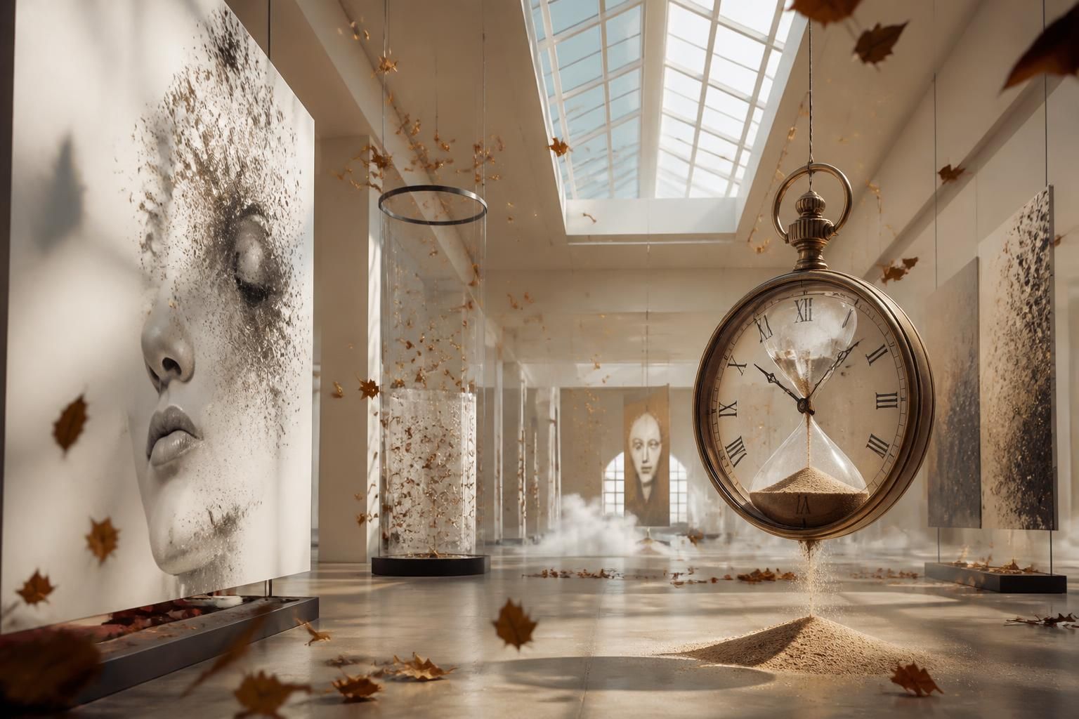 Entre images et mots : une exposition immersive dévoile la délicatesse du temps qui s'égrène 1 découvrez une exposition immersive captivante où images et mots s'entrelacent pour révéler la beauté fragile et poétique du temps qui s'écoule.