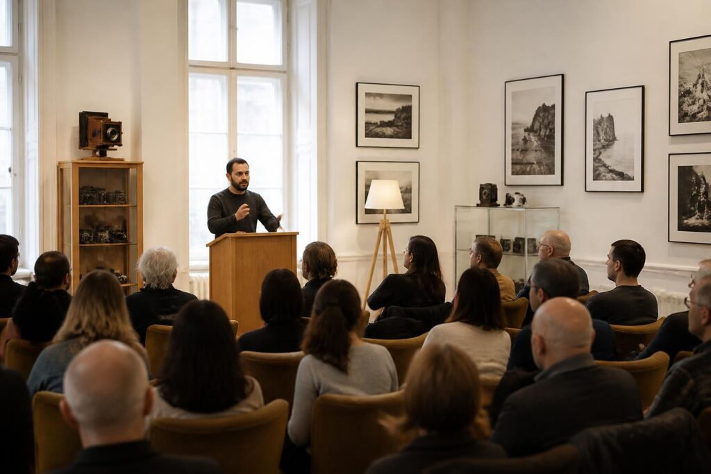 découvrez la conférence à belfort sur la photographie, explorant son statut unique en tant qu'art à part entière et son impact culturel.
