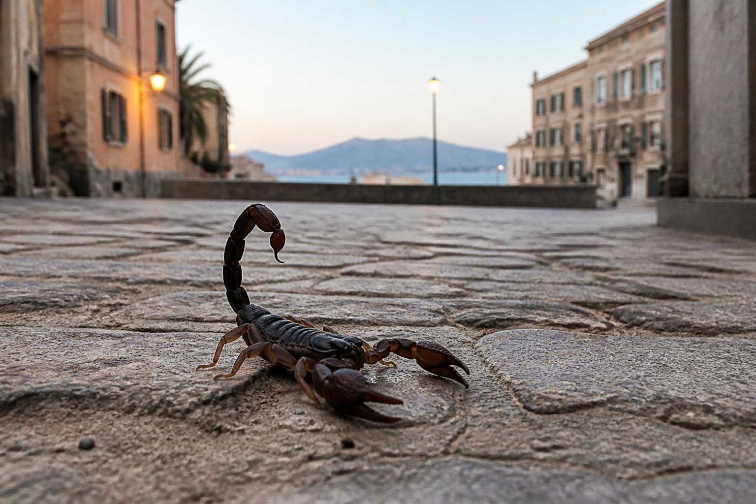 découvrez la rencontre étonnante avec un scorpion capturé en image au cœur d'ajaccio, une surprise fascinante au centre-ville.
