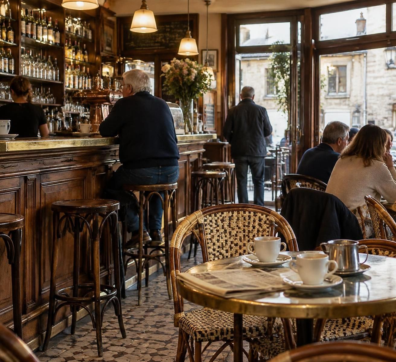 à lombez, alain bessat expose ses photographies de bistrots, lieux de rencontres et de convivialité, capturés au fil de ses échanges avec leurs clients.